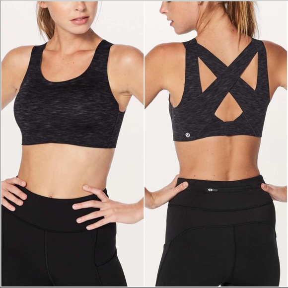 lululemon athletica Other - Lululemon Enlite Bra High Support Black & Grey Ultralu Sz 38DD